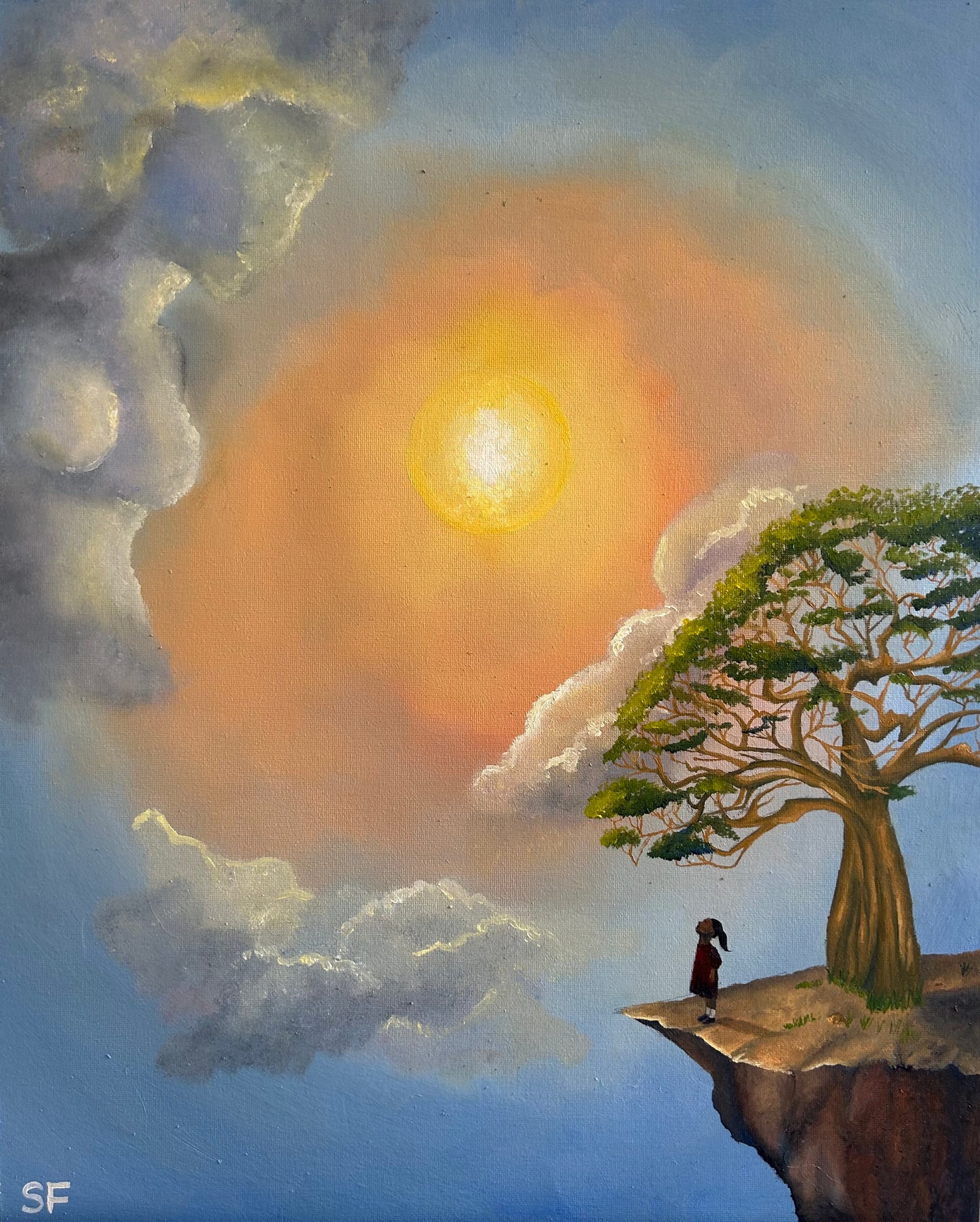 I Saw You in the Clouds Print