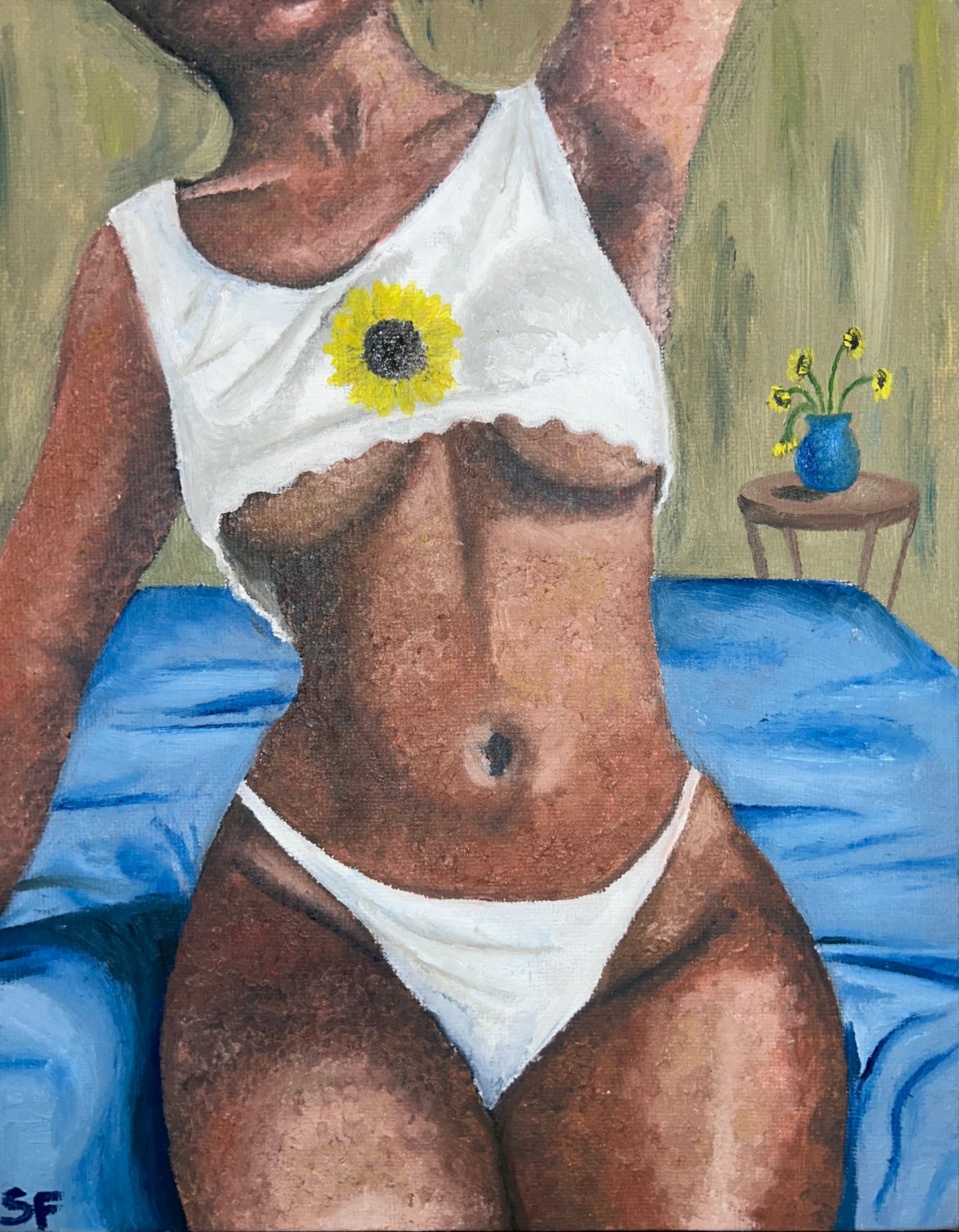 He Bought me Flowers Print